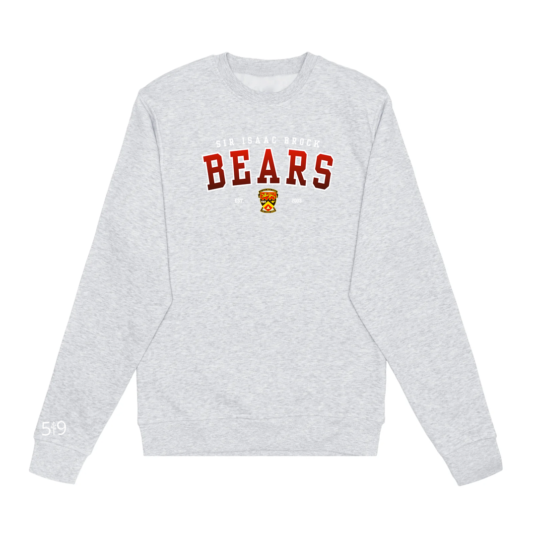 SIR ISAAC BROCK BEARS CREW (UNISEX)
