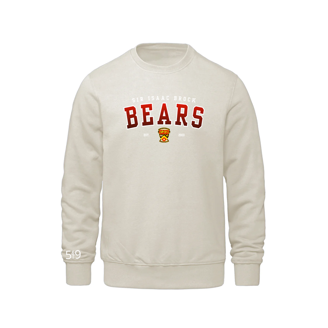 SIR ISAAC BROCK BEARS CREW (UNISEX)