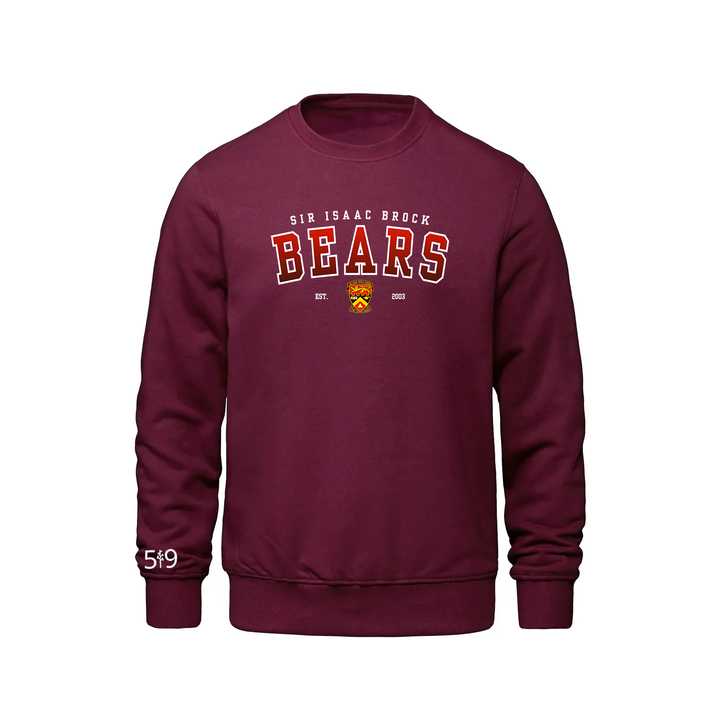 SIR ISAAC BROCK BEARS CREW (UNISEX)