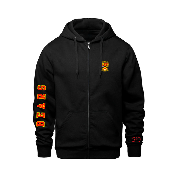 SIR ISAAC BROCK SLEEVE ZIP-UP HOODIE (UNISEX)
