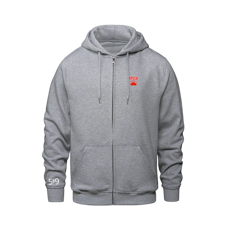 SIR ISAAC BROCK EMBROIDERED ZIP-UP HOODIE (UNISEX)