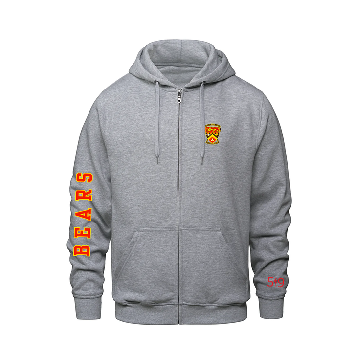 SIR ISAAC BROCK SLEEVE ZIP-UP HOODIE (UNISEX)