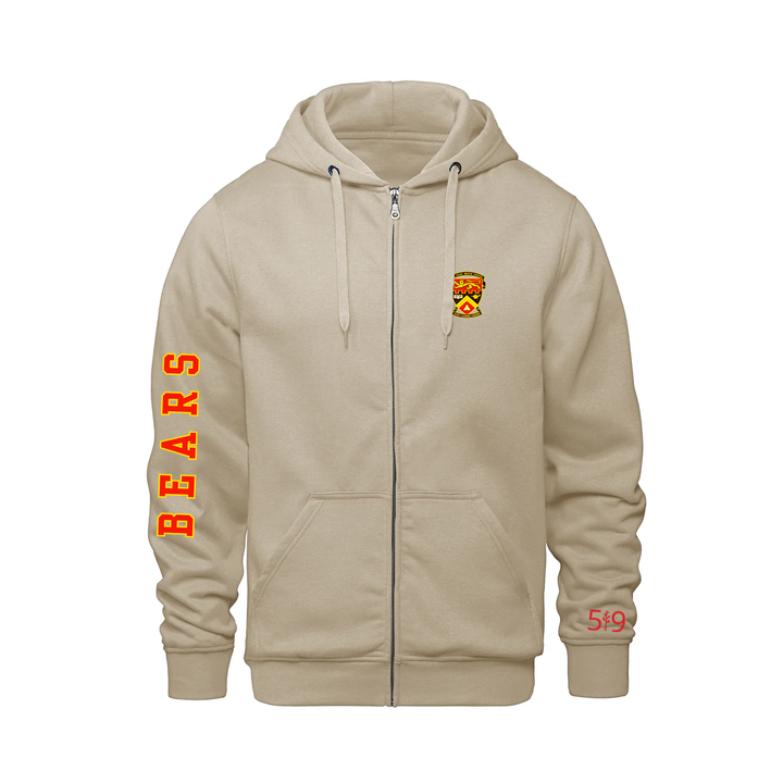 SIR ISAAC BROCK SLEEVE ZIP-UP HOODIE (UNISEX)