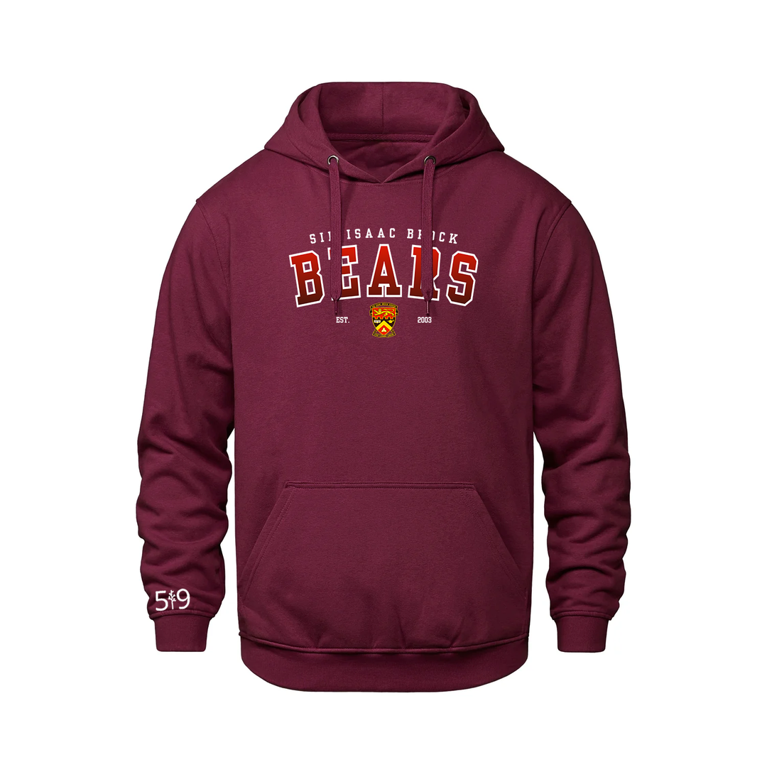 SIR ISAAC BROCK BEARS HOODIE (YOUTH)