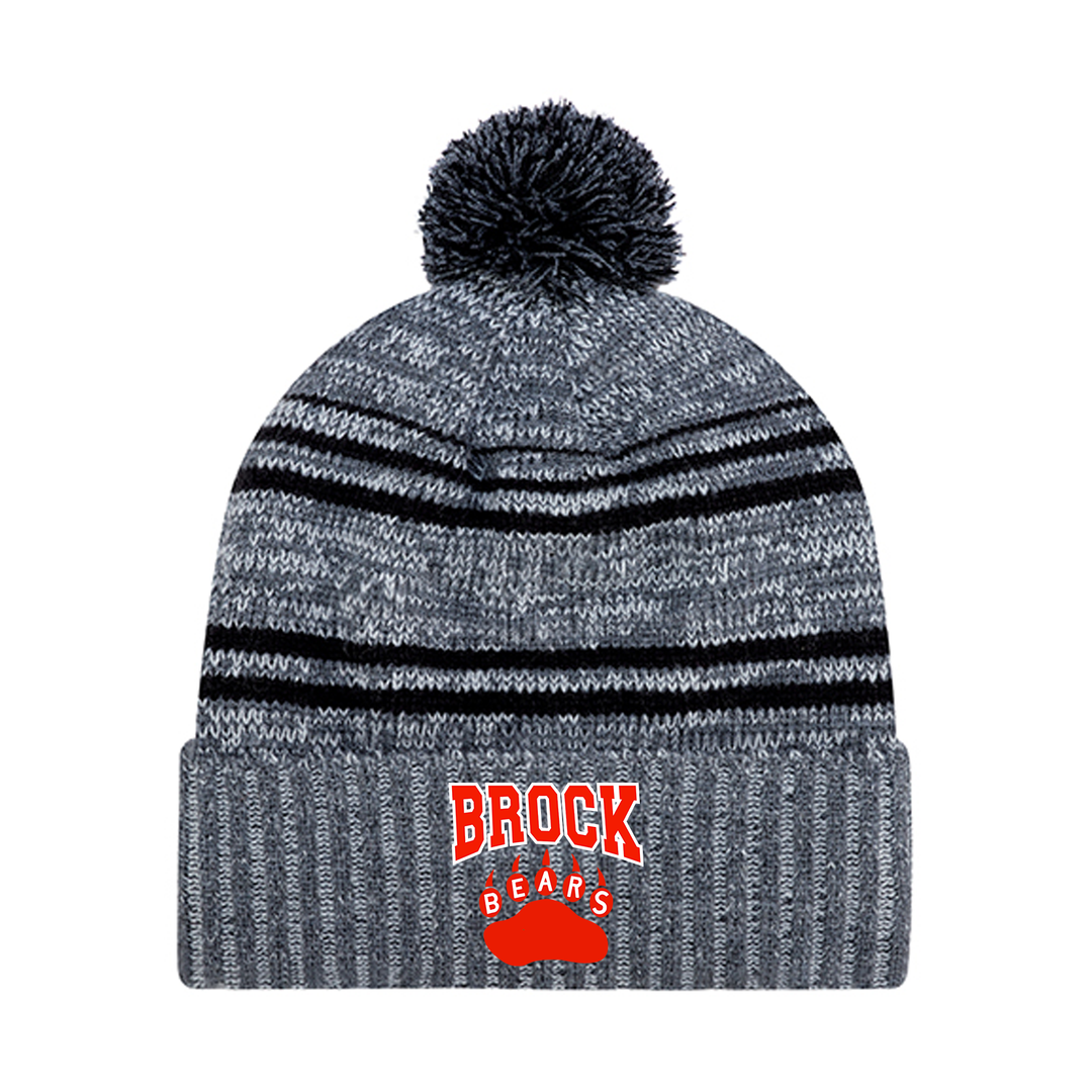 SIR ISAAC BROCK EMBROIDERED POM-POM TOQUE