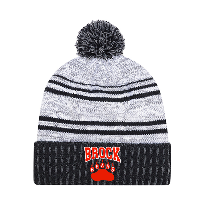 SIR ISAAC BROCK EMBROIDERED POM-POM TOQUE