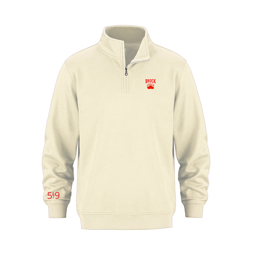 SIR ISAAC BROCK EMBROIDERED 1/4 ZIP (UNISEX)