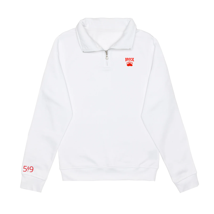 SIR ISAAC BROCK EMBROIDERED 1/4 ZIP (UNISEX)