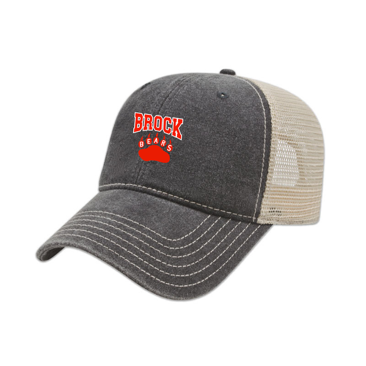 SIR ISAAC BROCK EMBROIDERED VINTAGE TRUCKER CAP