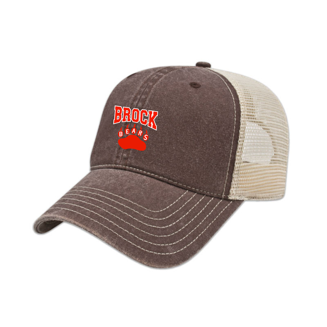 SIR ISAAC BROCK EMBROIDERED VINTAGE TRUCKER CAP