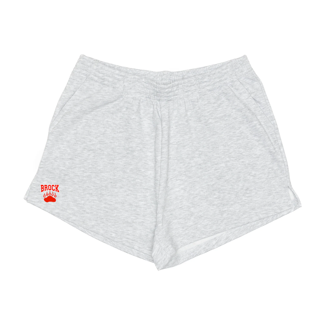 SIR ISAAC BROCK EMBROIDERED SWEAT SHORTS (WOMENS)