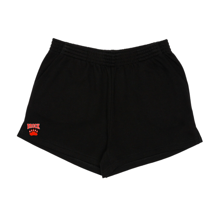 SIR ISAAC BROCK EMBROIDERED SWEAT SHORTS (WOMENS)