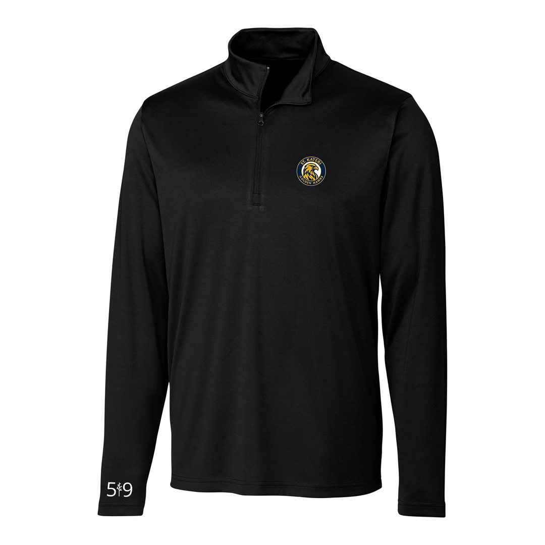ST. KATERI EMBROIDERED ATHLETIC 1/4 ZIP (MENS)