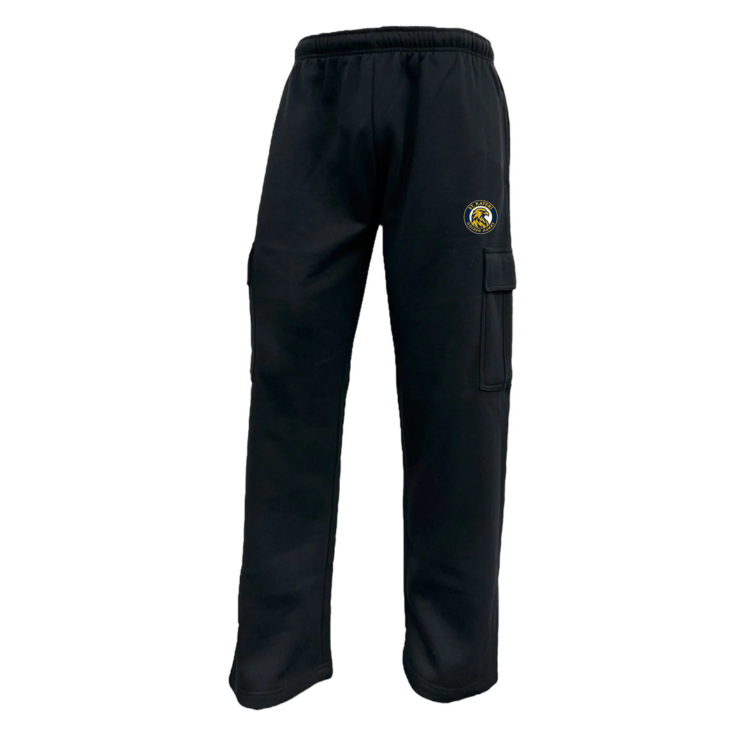 ST. KATERI EMBROIDERED CARGO SWEATPANTS (UNISEX)