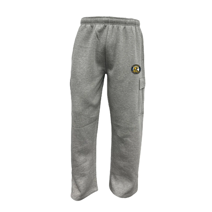 ST. KATERI EMBROIDERED CARGO SWEATPANTS (UNISEX)