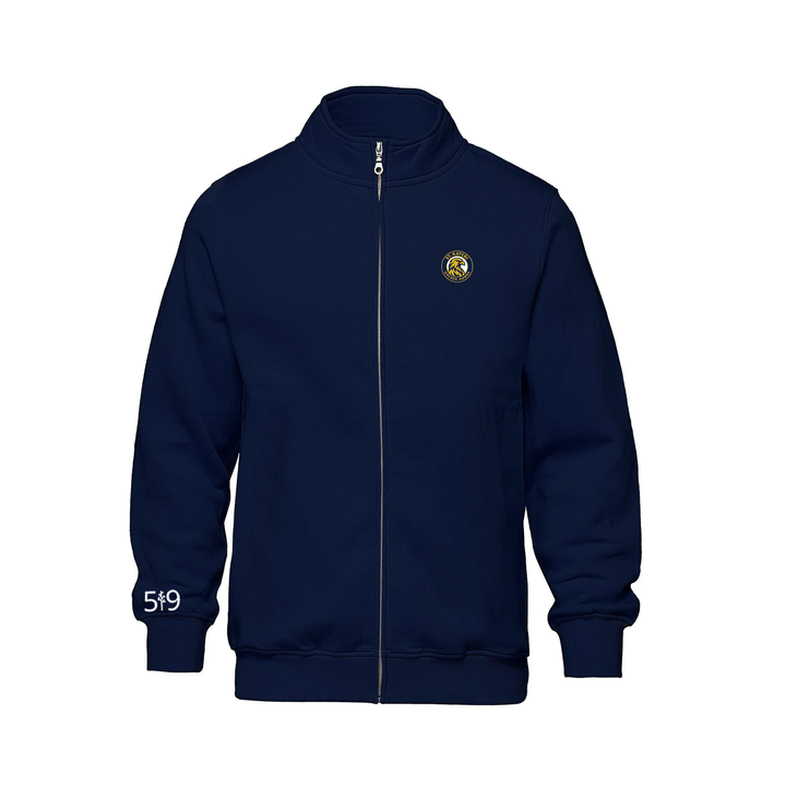 ST. KATERI EMBROIDERED ZIP-UP SWEATER (UNISEX)