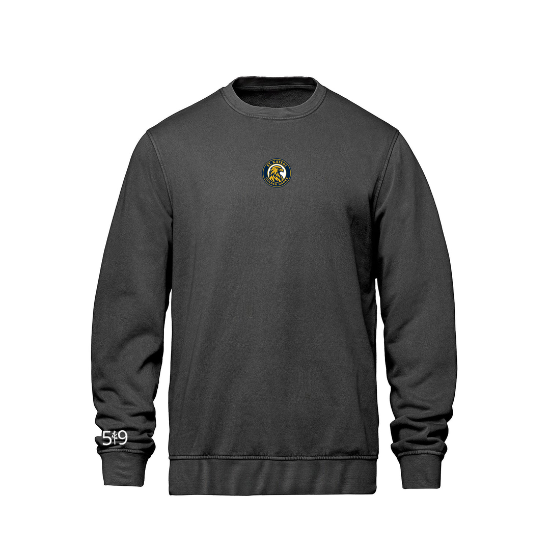 ST. KATERI EMBROIDERED RETRO CREW (UNISEX)