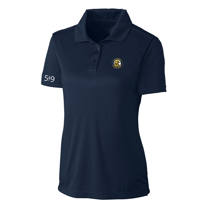 ST. KATERI EMBROIDERED ATHLETIC POLO (WOMENS)