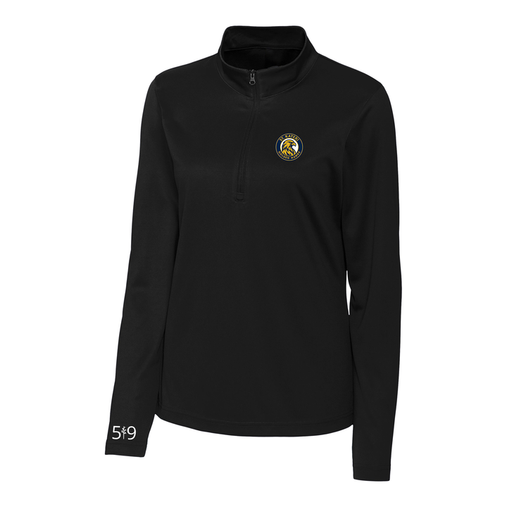 ST. KATERI EMBROIDERED ATHLETIC 1/4 ZIP (WOMENS)