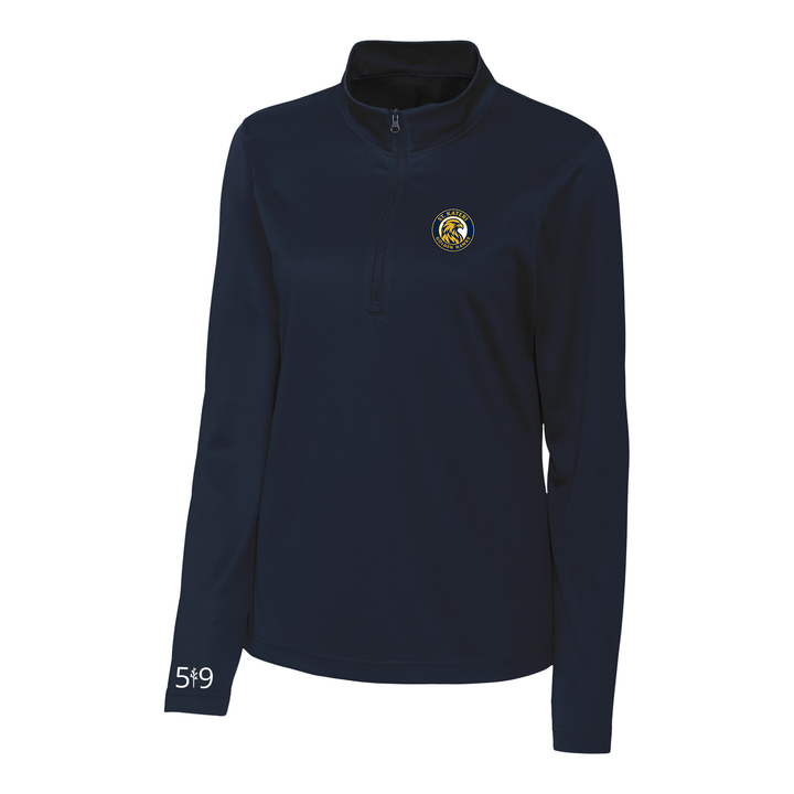 ST. KATERI EMBROIDERED ATHLETIC 1/4 ZIP (WOMENS)