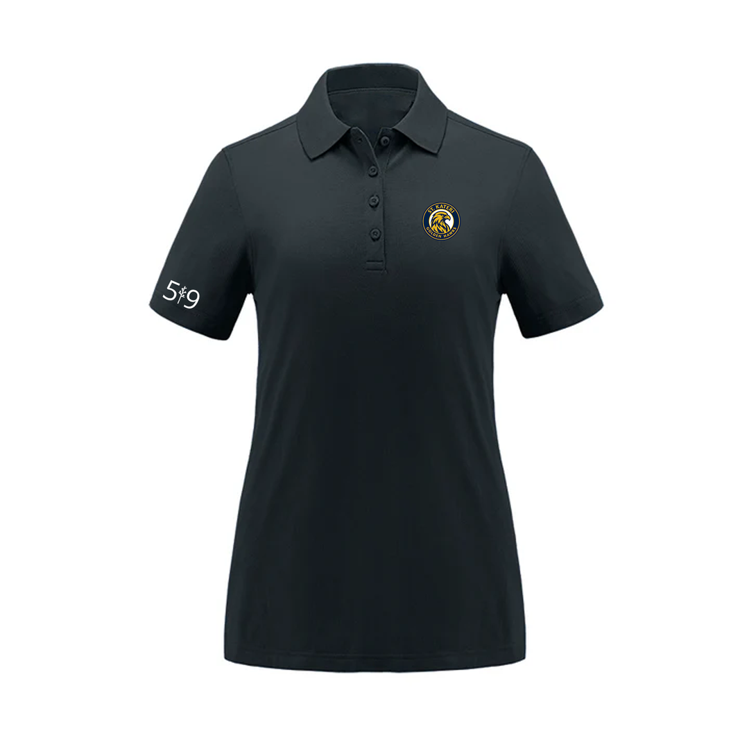 ST. KATERI EMBROIDERED PIQUE POLO (WOMENS)