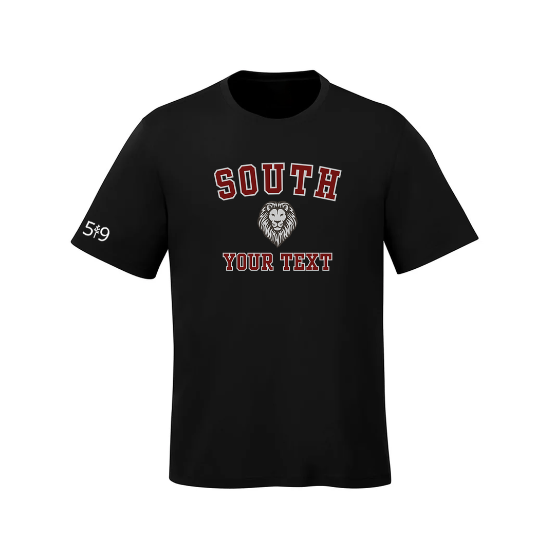 SOUTH CUSTOMIZABLE ATHLETIC TEE (MENS)