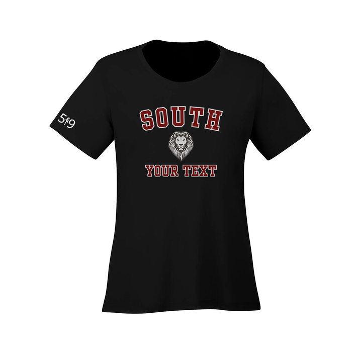 SOUTH CUSTOMIZABLE ATHLETIC TEE (WOMENS)