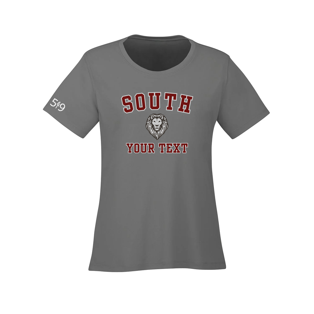 SOUTH CUSTOMIZABLE ATHLETIC TEE (WOMENS)