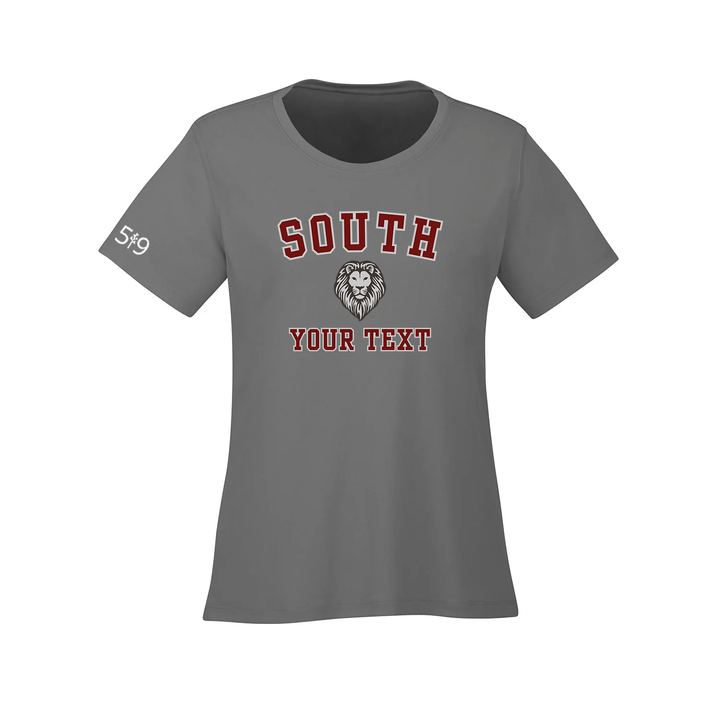 SOUTH CUSTOMIZABLE ATHLETIC TEE (WOMENS)