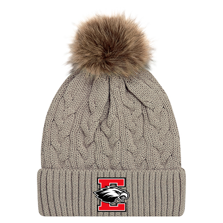 ST MARGUERITE EMBROIDERED FAUX FUR TOQUE