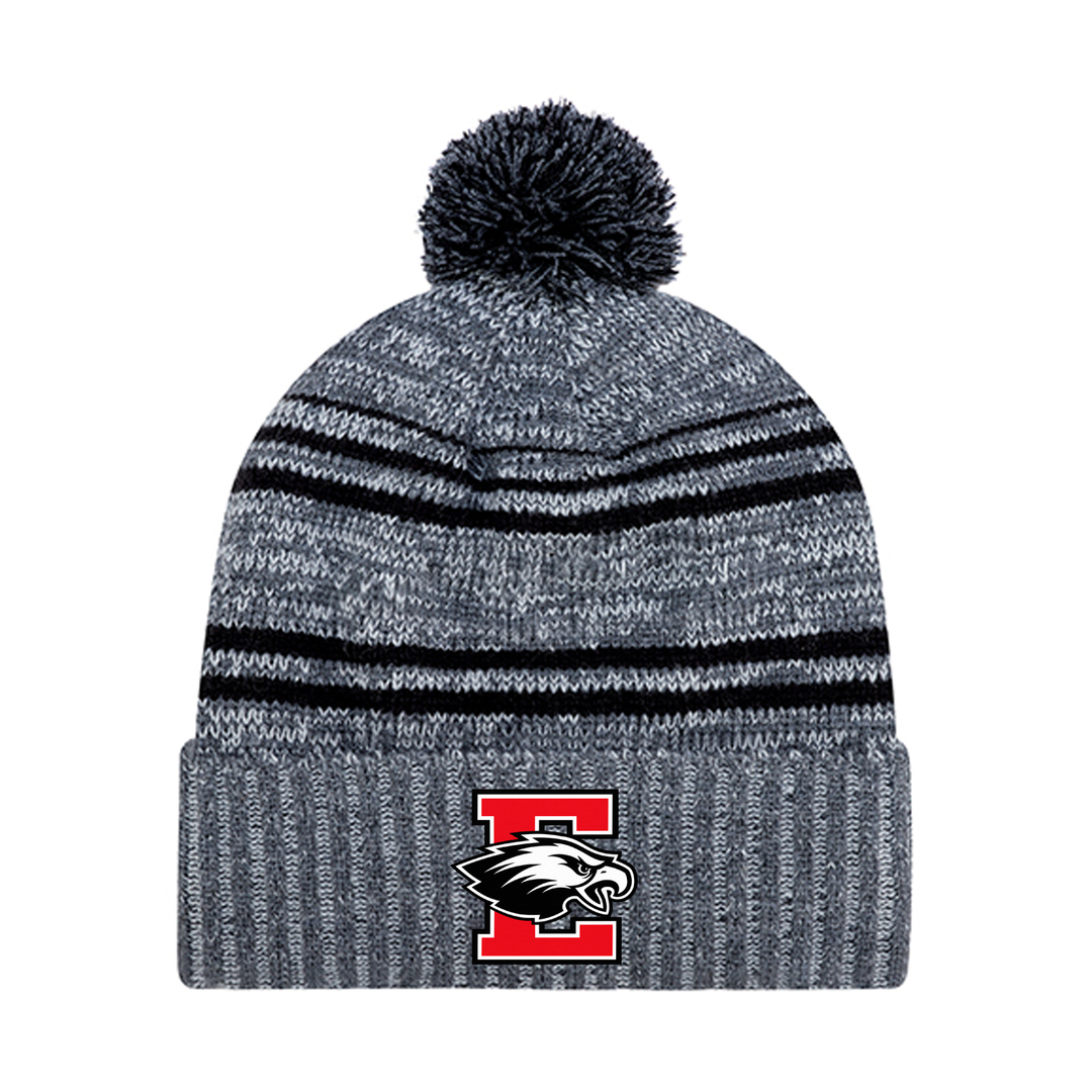 ST MARGUERITE EMBROIDERED POM-POM TOQUE