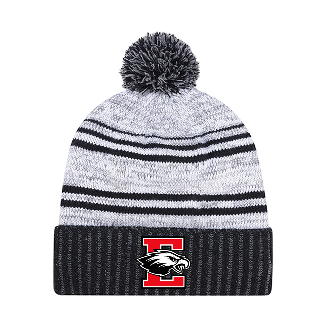 ST MARGUERITE EMBROIDERED POM-POM TOQUE