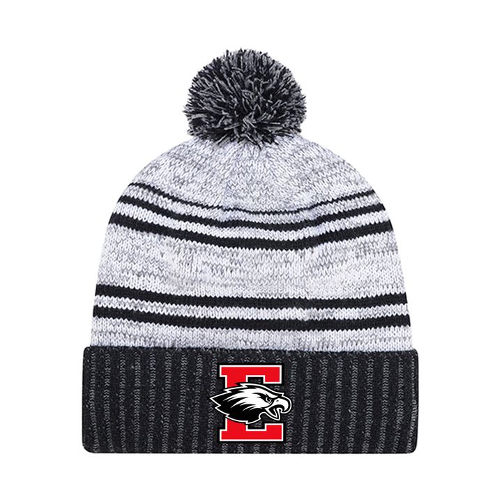 ST MARGUERITE EMBROIDERED POM-POM TOQUE