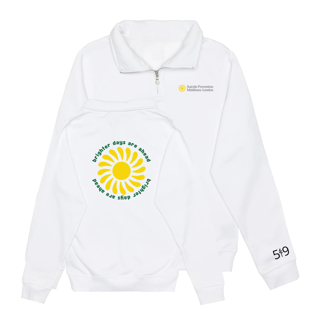 BRIGHTER DAYS 1/4 ZIP (UNISEX)