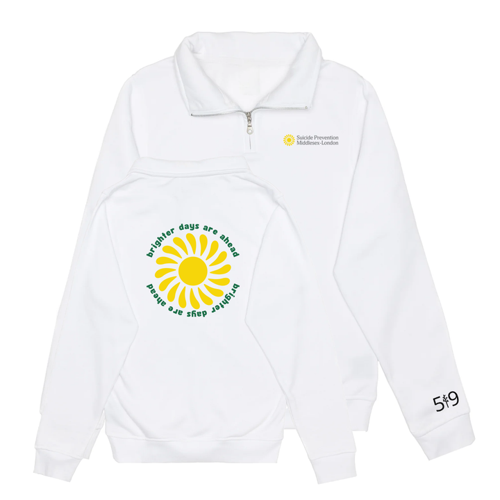 BRIGHTER DAYS 1/4 ZIP (UNISEX)