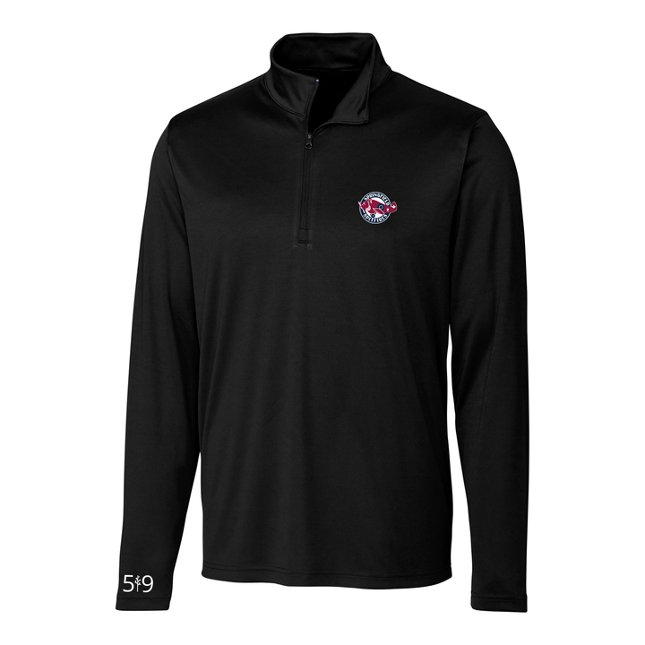 SPRINGFIELD EMBROIDERED ATHLETIC 1/4 ZIP (MENS)