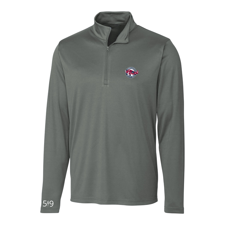 SPRINGFIELD EMBROIDERED ATHLETIC 1/4 ZIP (MENS)