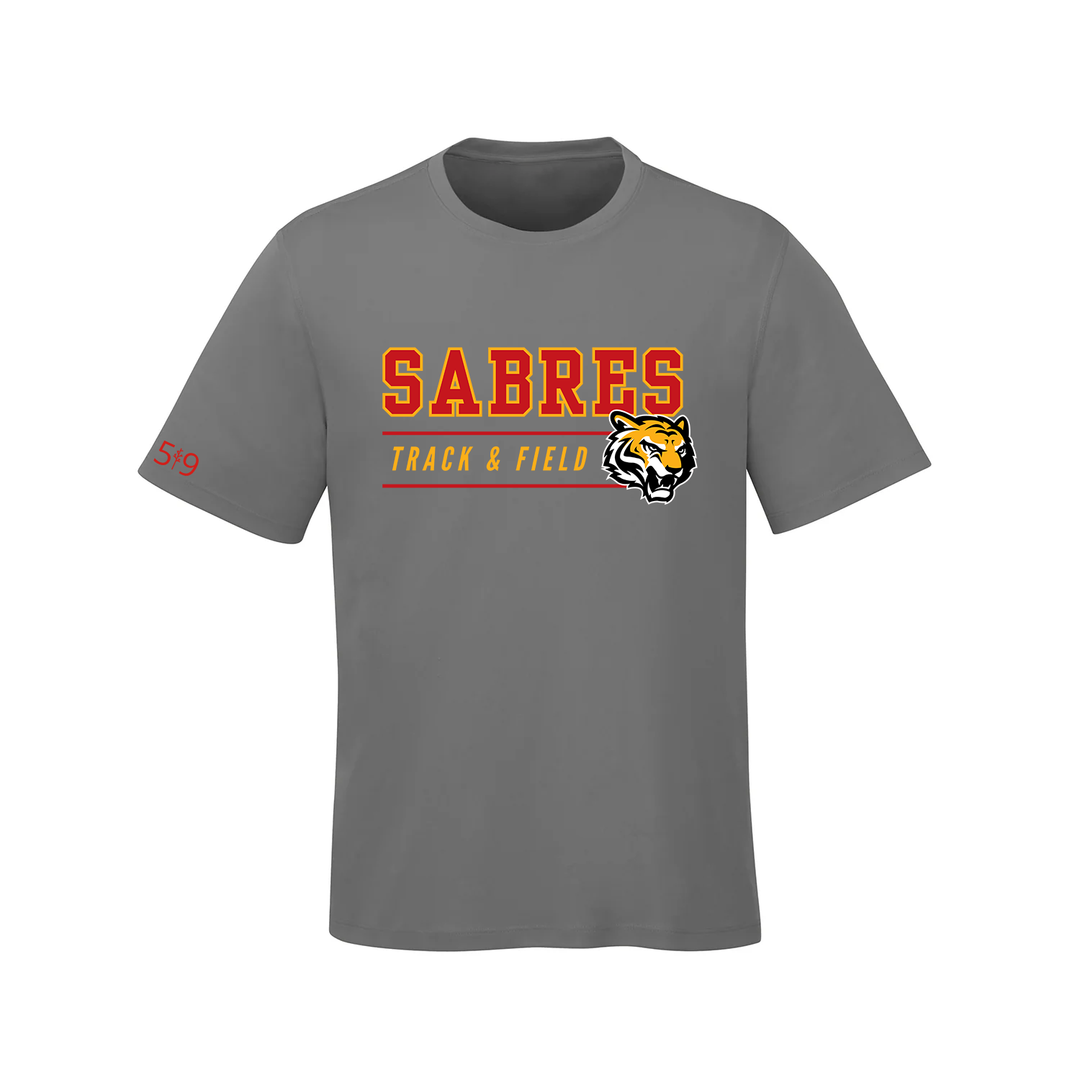 SAUNDERS TRACK & FIELD ATHLETIC TEE (MENS)