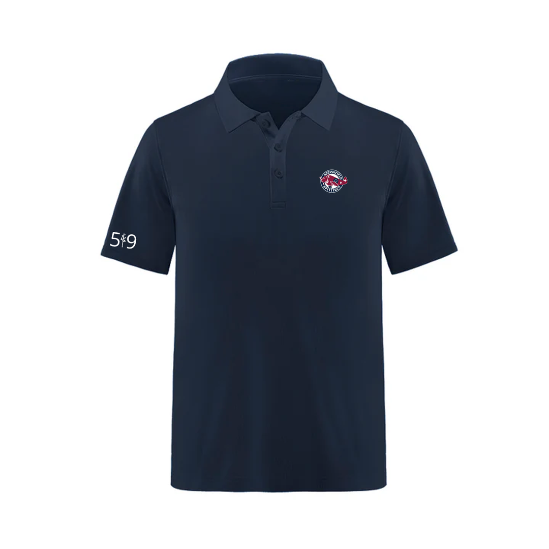 SPRINGFIELD EMBROIDERED PIQUE POLO (MENS)