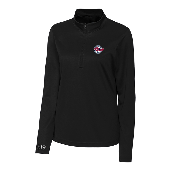 SPRINGFIELD EMBROIDERED ATHLETIC 1/4 ZIP (WOMENS)