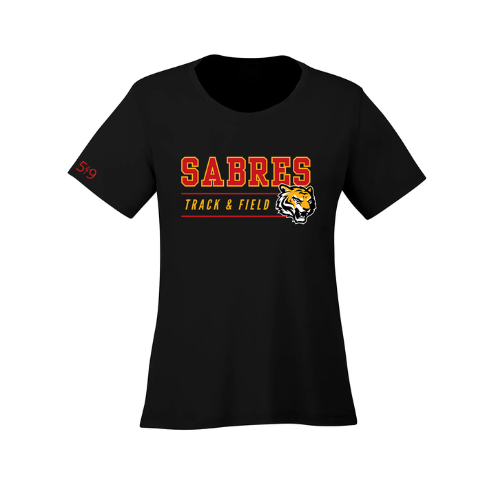 SAUNDERS TRACK & FIELD ATHLETIC TEE (WOMENS)