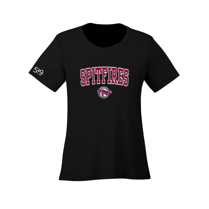 SPRINGFIELD SPITFIRES VARSITY ATHLETIC TEE (WOMENS)