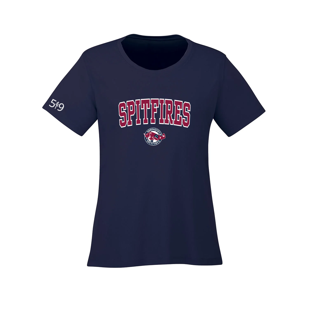 SPRINGFIELD SPITFIRES VARSITY ATHLETIC TEE (WOMENS)