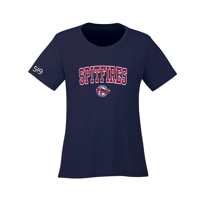 SPRINGFIELD SPITFIRES VARSITY ATHLETIC TEE (WOMENS)