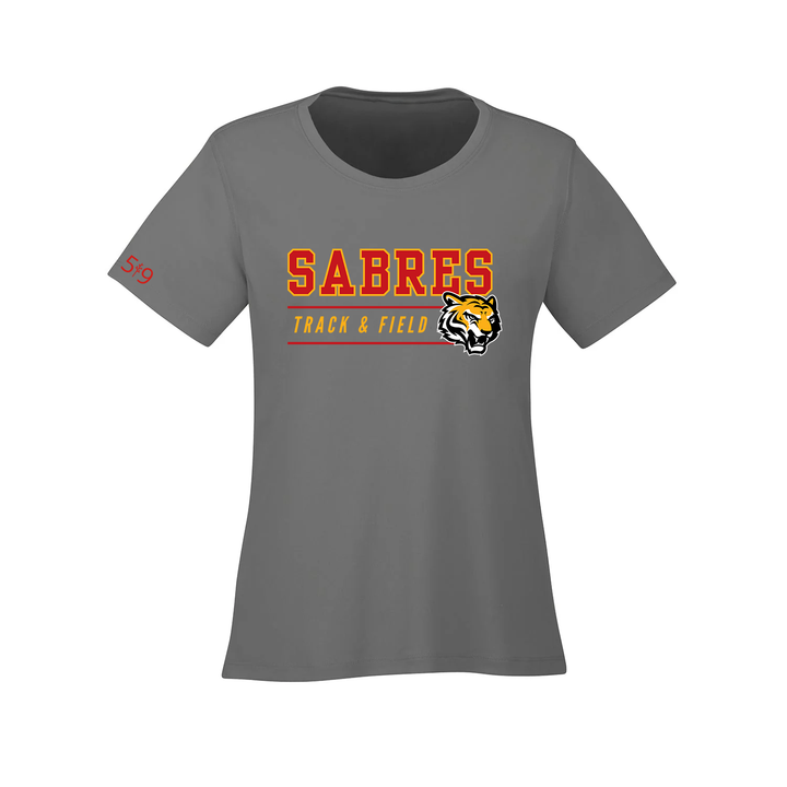 SAUNDERS TRACK & FIELD ATHLETIC TEE (WOMENS)