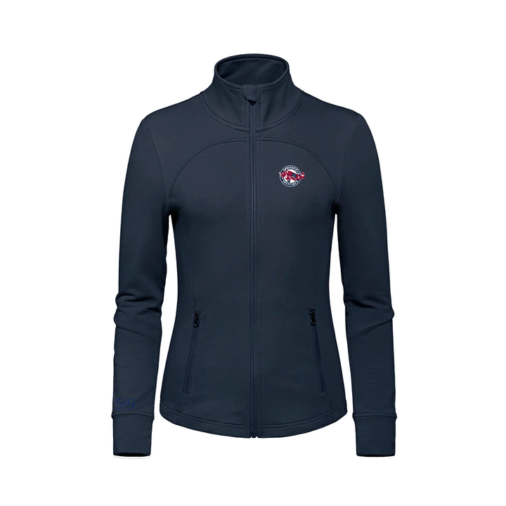 SPRINGFIELD EMBROIDERED FRENCH TERRY ZIP-UP (WOMENS)