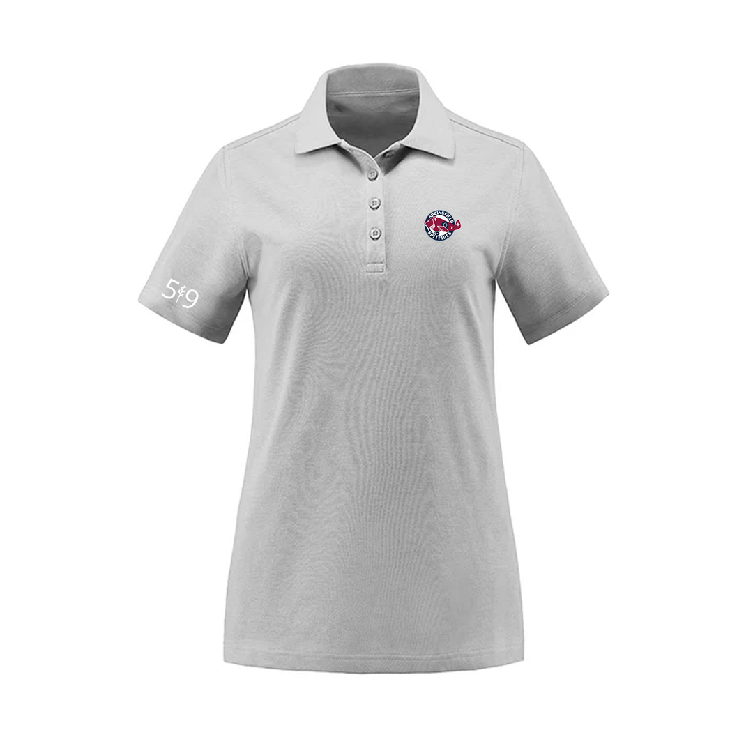 SPRINGFIELD EMBROIDERED PIQUE POLO (WOMENS)