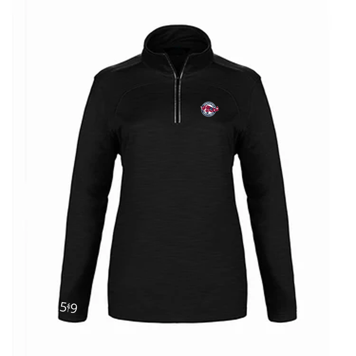 SPRINGFIELD EMBROIDERED PREMIUM ATHLETIC 1/4 ZIP (WOMENS)