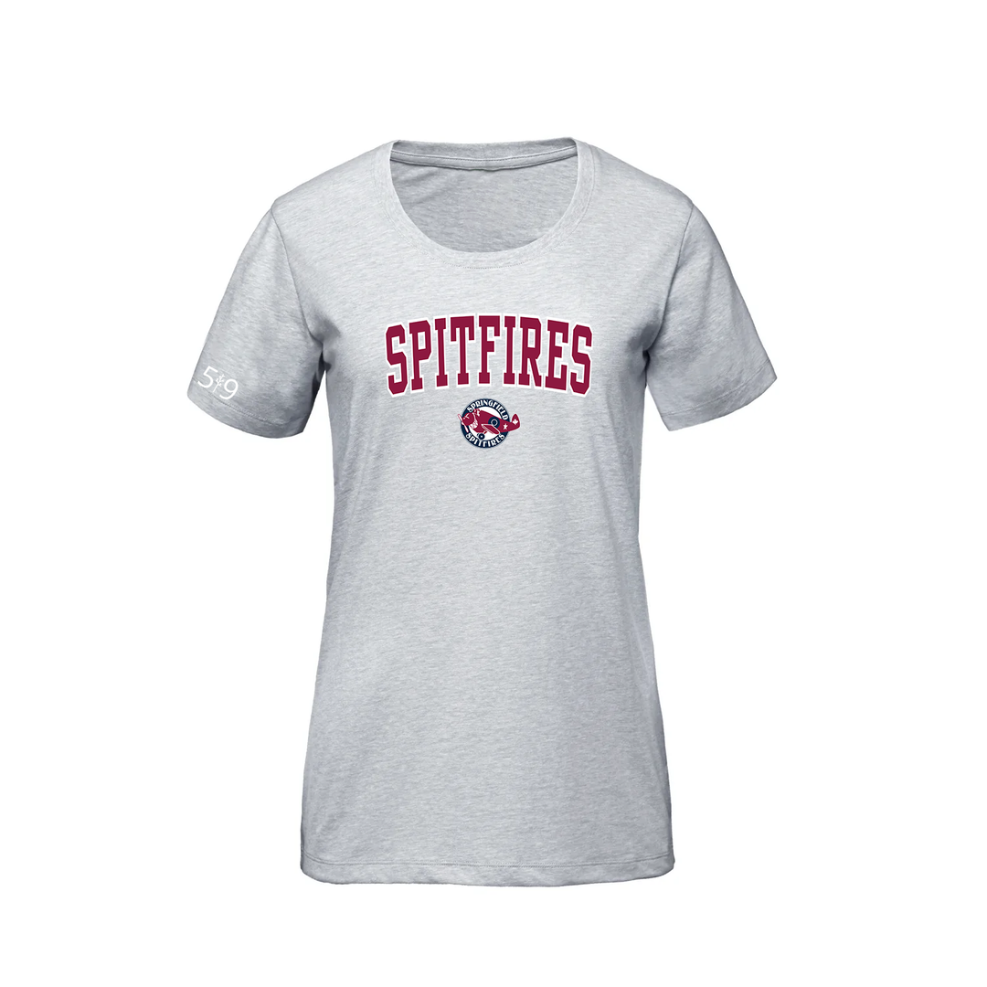 SPRINGFIELD SPITFIRES VARSITY PREMIUM TEE (WOMENS)
