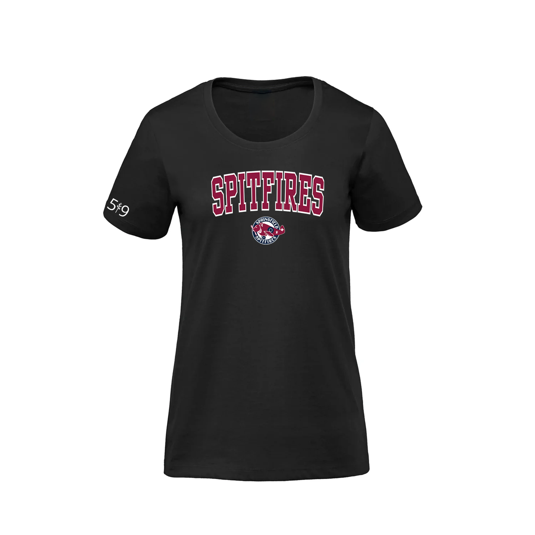 SPRINGFIELD SPITFIRES VARSITY PREMIUM TEE (WOMENS)